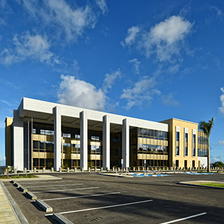 The new U.S. District Courthouse in Saipan